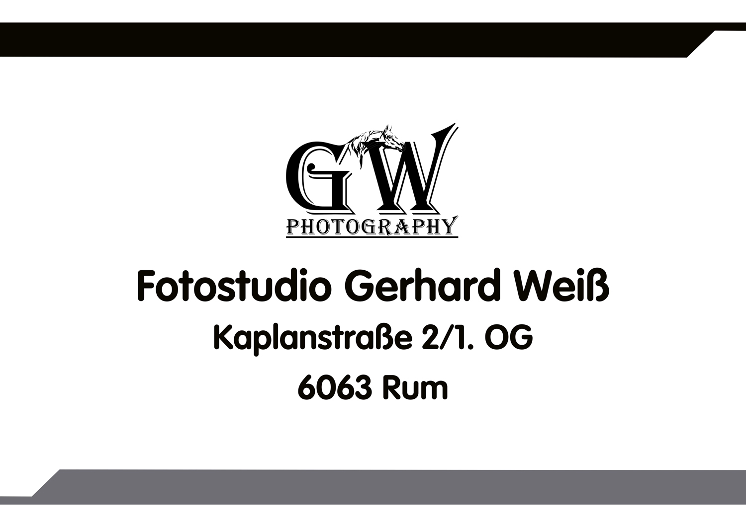 GWPhotography Studio Visitenkarten 2